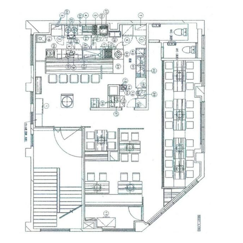【兵庫県神戸市長田区】JR神戸線 鷹取駅から徒歩1分／24時間利用可能／動力あり／居酒屋居抜き物件/約28.34坪